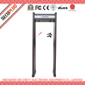 Waterproof 4LED light bar walk through metal detector for check body temperature